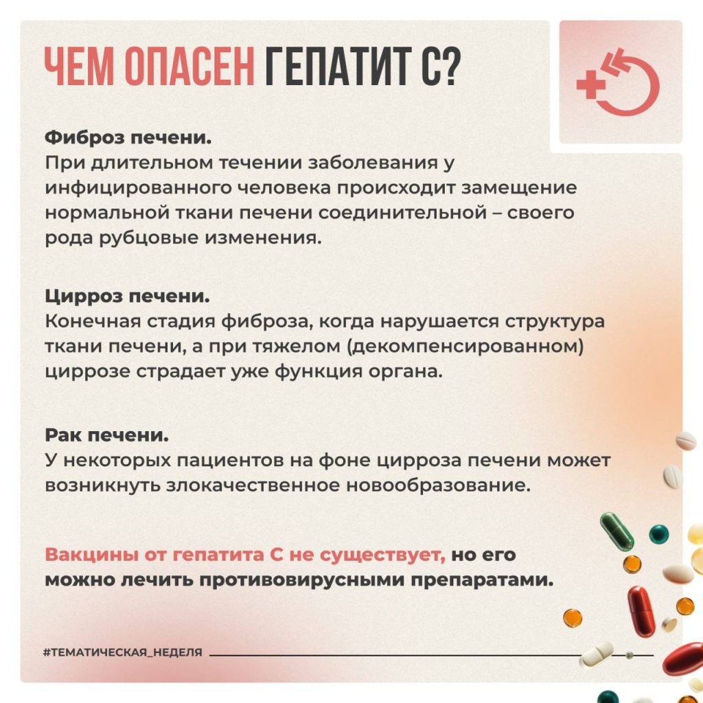 Неделя по борьбе с заражением и распространением хронического вирусного гепатита С